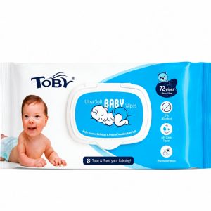 TOBY Baby Wipes - Pack of 03