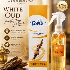 Toby white oud 270 ml pack of 3